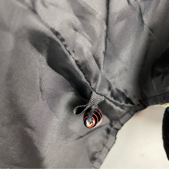 Indigo Moon Boho Mix Media Toggle Patchwork Jacket Size XS - Picture 7 of 10